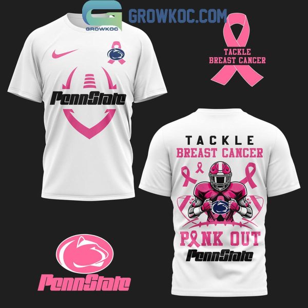 Penn State Nittany Lions Tackle Breast Cancer Pink Out Penn State Hoodie T-Shirt