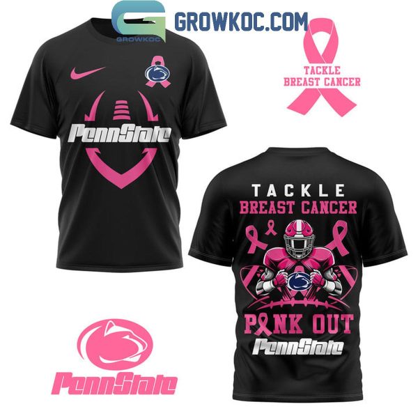 Penn State Nittany Lions Tackle Breast Cancer Pink Out Penn State Hoodie T-Shirt