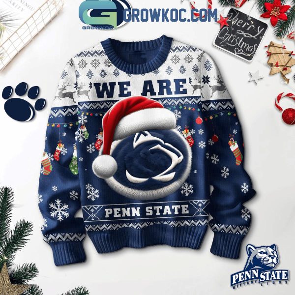 Penn State Nittany Lions We Are Penn State Football Christmas Ugly Sweater