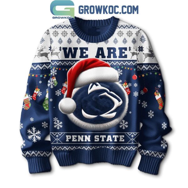 Penn State Nittany Lions We Are Penn State Football Christmas Ugly Sweater