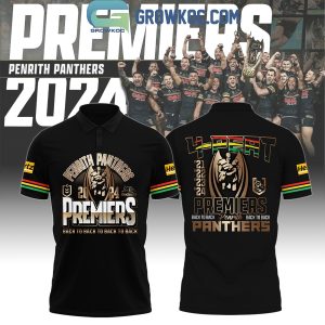 Penrith Panthers 4 Peat 2024 Premiers Polo Shirt