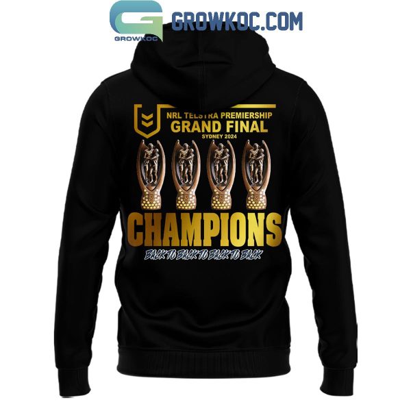 Penrith Panthers NRL Grand Finals Champions 4 Peat Hoodie T Shirt