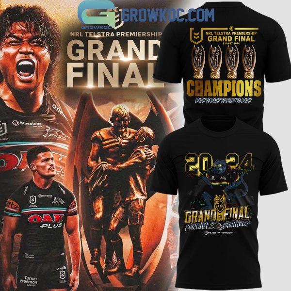 Penrith Panthers NRL Grand Finals Champions 4 Peat Hoodie T Shirt