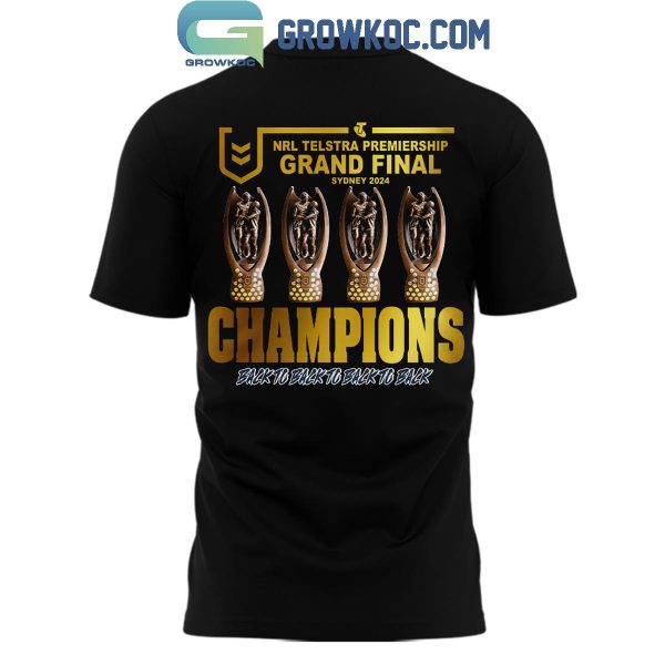 Penrith Panthers NRL Grand Finals Champions 4 Peat Hoodie T Shirt