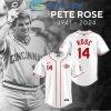 Cincinnati Reds Pete Rose All-Time Hit King 1941-2024 Baseball Jersey