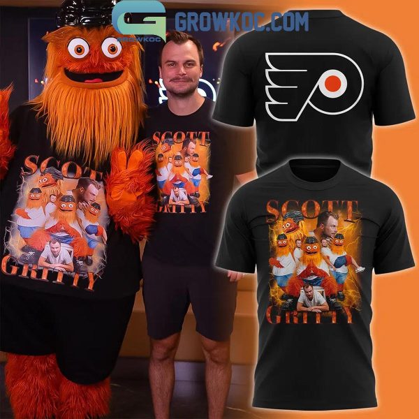 Philadelphia Flyers 2024 Scott Gritty New Mascot Hoodie T-Shirt