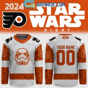 Philadelphia Flyers 2024 Star Wars Night Personalized Hockey Jersey