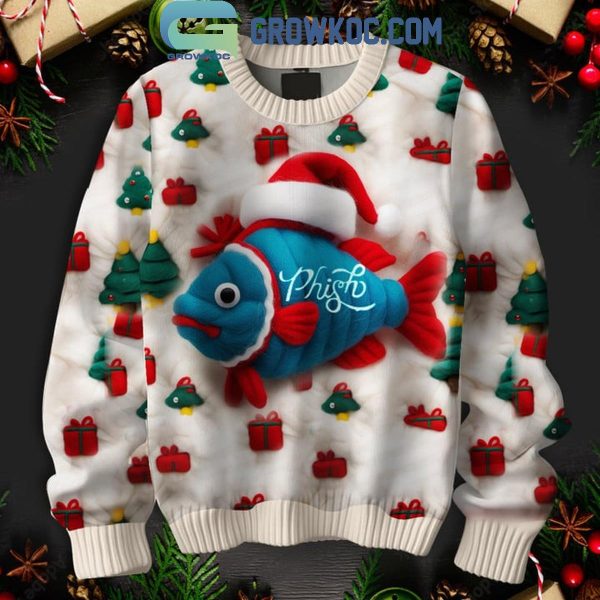 Phish Band 2024 Holly Jolly Christmas Ugly Sweater