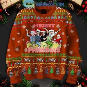 Phish Band Merry Phishmas Christmas Red Design Ugly Sweater