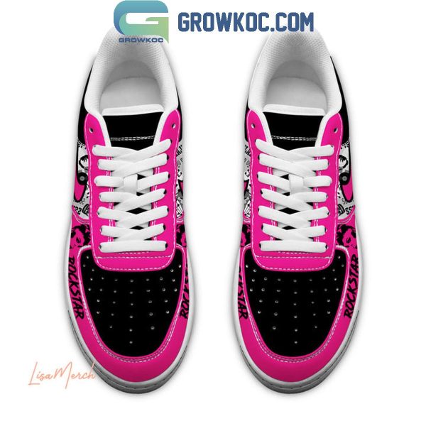 Pink I Am A Rockstar True Fan 2024 Air Force 1 Shoes