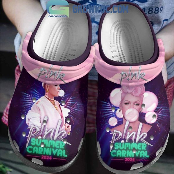 Pink Spi-fic Theme Summer Carnival 2024 Crocs Clogs