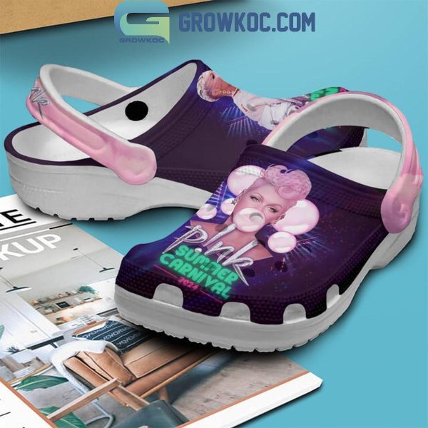 Pink Spi-fic Theme Summer Carnival 2024 Crocs Clogs