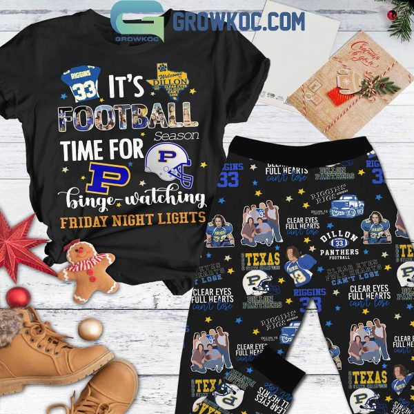 Pittsburgh Panthers It’s Football Time For Binge-Watching Fleece Pajamas Set