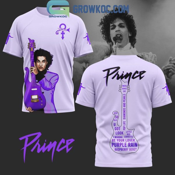 Prince Kiss So Blue U Got Look Diamonds And Pearls Purple Version Hoodie T-Shirt