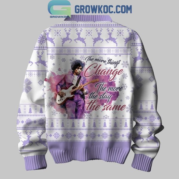 Prince Made In 19xx With Years Of Being A Fan Personalized Christmas Ugly Sweater