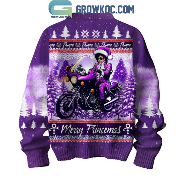 Prince Merry Princemas Happy Time Celebrating Christmas Ugly Sweater