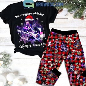 Prince We Are Gathered Today Merry Princemas Christmas Fleece Pajamas Set