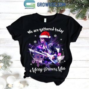 Prince We Are Gathered Today Merry Princemas Christmas Fleece Pajamas Set