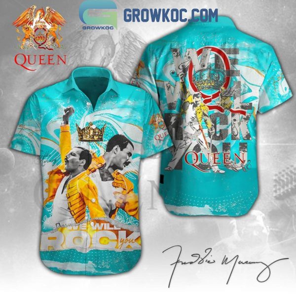 Queen 2024 We Will Rock You Hawaiian Shirts