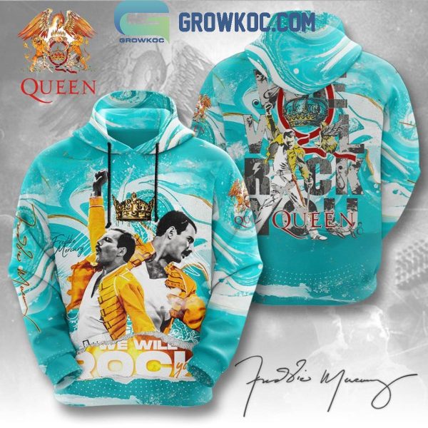 Queen 2024 We Will Rock You Hoodie T-Shirt