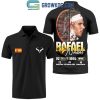 Rafael Nadal 2001-2024 Champions Forever Thank You Rafa Polo Shirts Blue