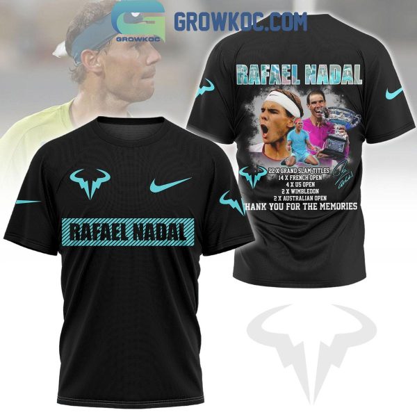 Rafael Nadal Grand Slam Champions French Open Us Open Goodbye Hoodie T-Shirt