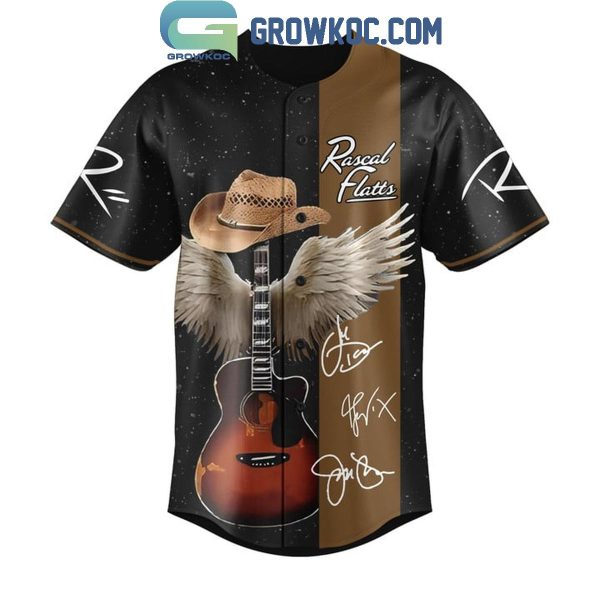 Rascal Flatts Celebrating 25 Years Of Music Personalized Baseball Jersey