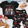 Post Malone All I Want For Christmas Is Home Malone Fleece Pajamas Set