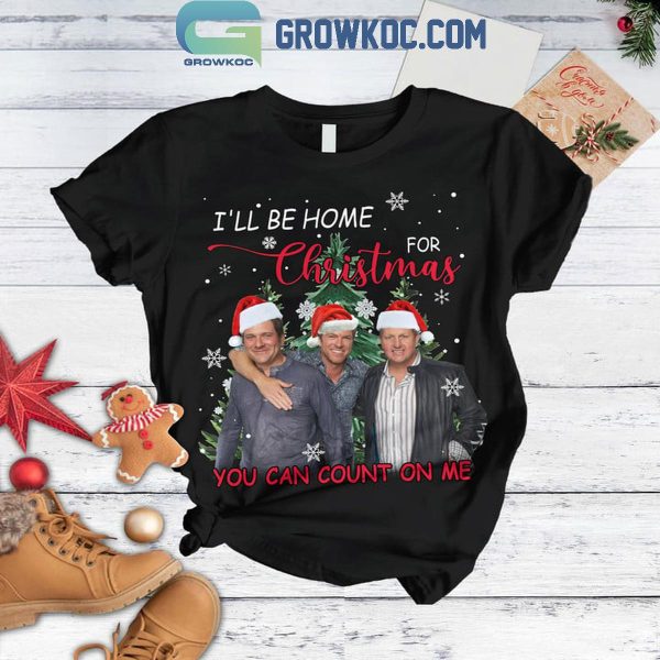 Rascal Flatts I’ll Be Home Christmas Just Count On Me Fleece Pajamas Set