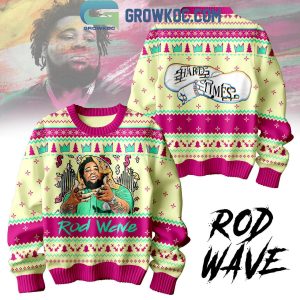 Rod Wave Hard Times For Christmas Ugly Sweater