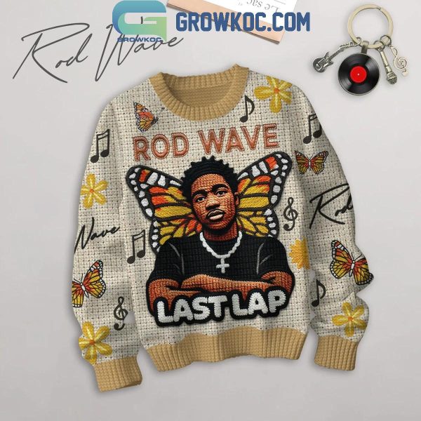 Rod Wave Last Lap Tour Celebration In Christmas Ugly Sweater