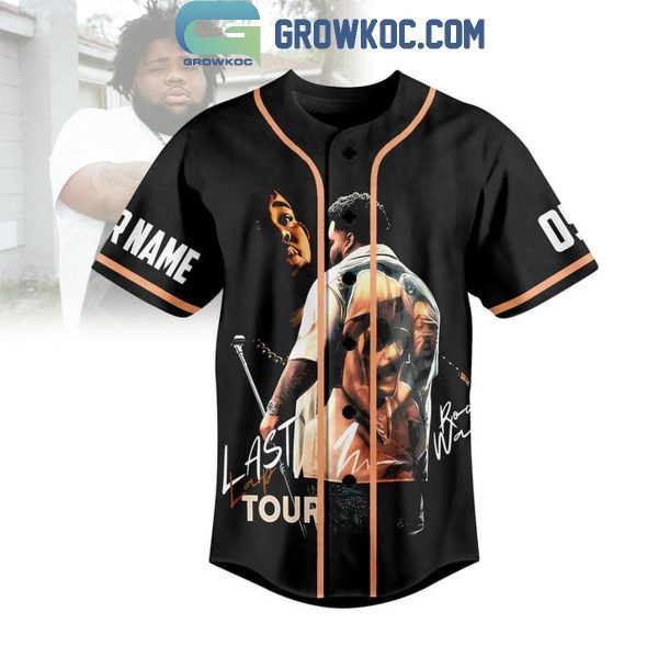 Rod Wave Last Lap Tour Moneybagg Yo Toosii 2024 Personalized Baseball Jersey