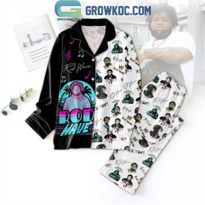 Rod Wave Last Lap Turtle Race Polyester Pajamas Set