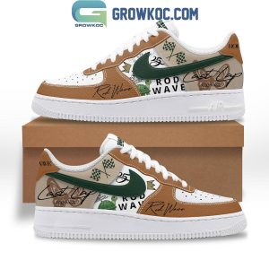 Rod Wave Last Lap 2024 World Tour Air Force 1 Shoes