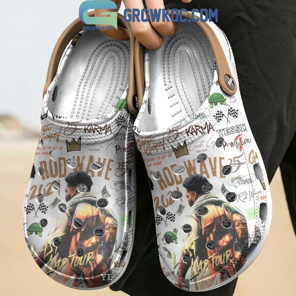 Rod Wave Last Lap 2024 World Tour Personalized Crocs Clogs