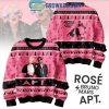 Rose Black Pink Bruno Mars Apt Merry Christmas Ugly Sweater