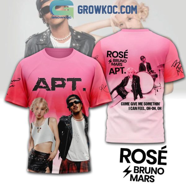 Rose Blackpink Bruno Mars Apt. 2024 Hoodie T-Shirt