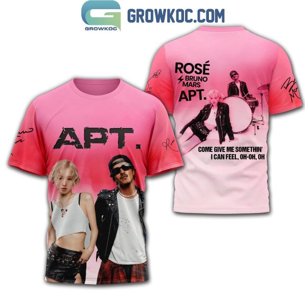 Rose Blackpink Bruno Mars Apt. 2024 Hoodie T-Shirt