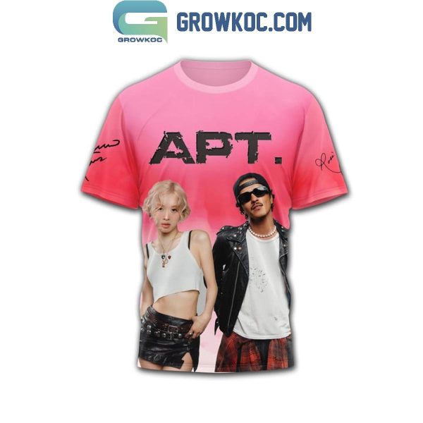 Rose Blackpink Bruno Mars Apt. 2024 Hoodie T-Shirt