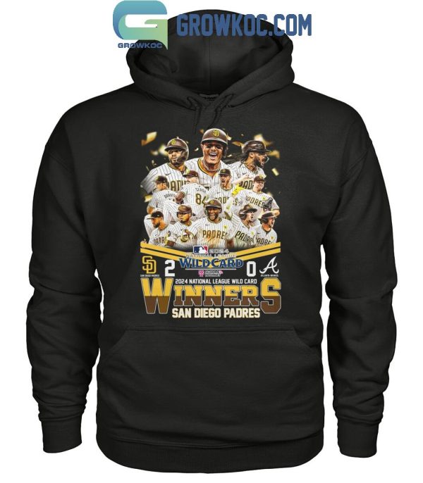 San Diego Padres 2024 National League Wild Card Winner T-Shirt