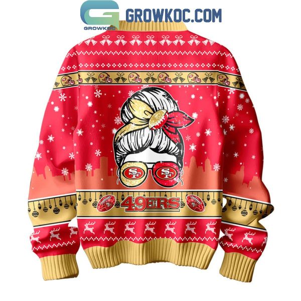 San Francisco 49ers Smart Women Love Her 49ers Christmas Ugly Sweater