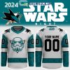 Anaheim Ducks 2024 Star Wars Night Personalized Hockey Jersey