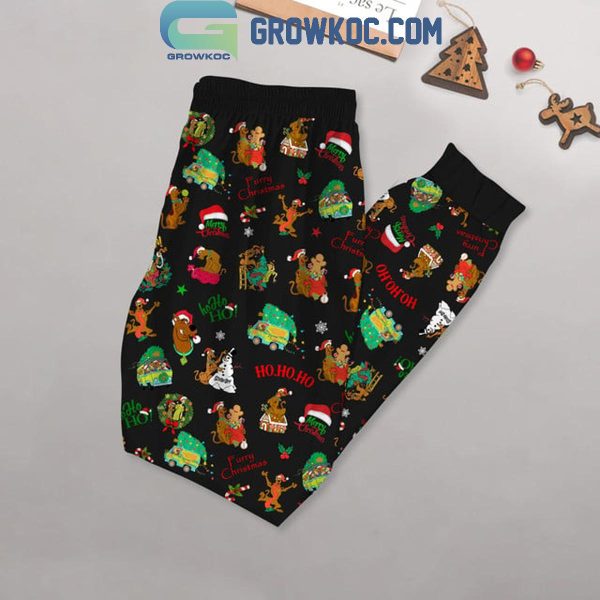 Scooby Doo 2024 Merry Christmas Time For Joy Fleece Pajamas Set