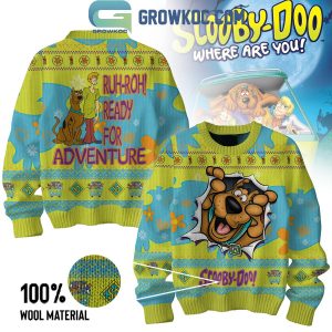 Scooby-Doo Ready For Adventure Ruh-Roh Christmas Ugly Sweater