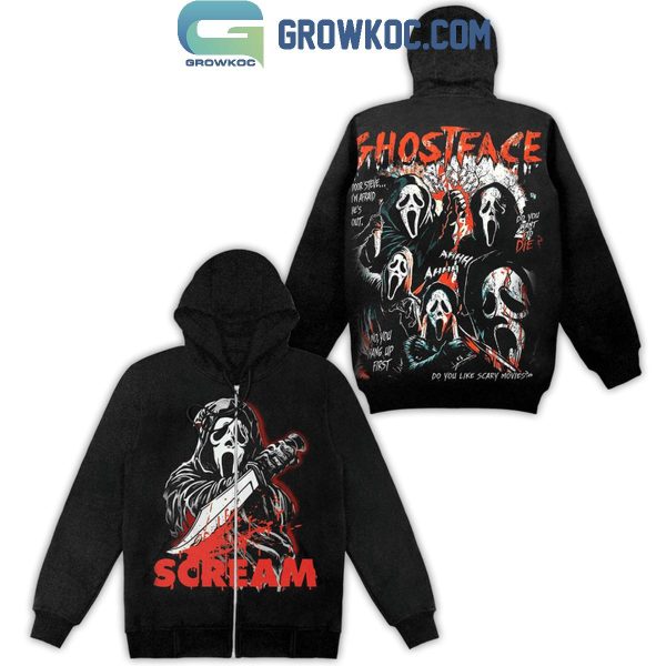 Scream Halloween Ghostface Poor Steve I’m Afraid He’s Out Hoodie T-Shirt