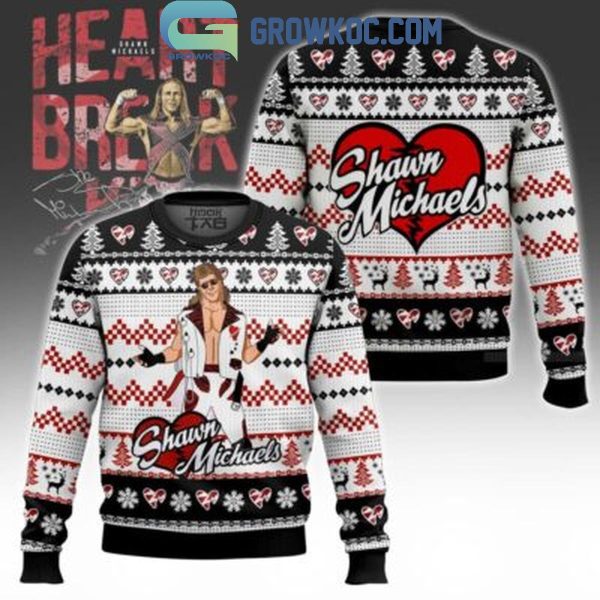 Shawn Michaels The Heartbreak Kid Christmas Ugly Sweater