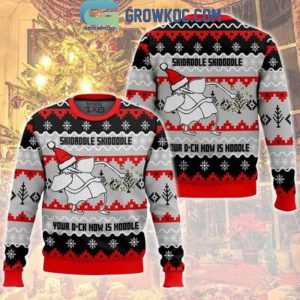 Skidaddle Skidoodle Your Dick Now Is A Noodle Christmas Ugly Sweater