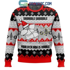 Skidaddle Skidoodle Your Dick Now Is A Noodle Christmas Ugly Sweater