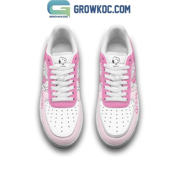 Snoopy Boo In Halloween 2024 Beat Breast Cancer Air Force 1 Shoes