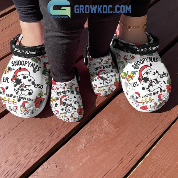 Snoopy Daisy Hill Puppy Farm Snoopymas Christmas Personalized Crocs Clogs